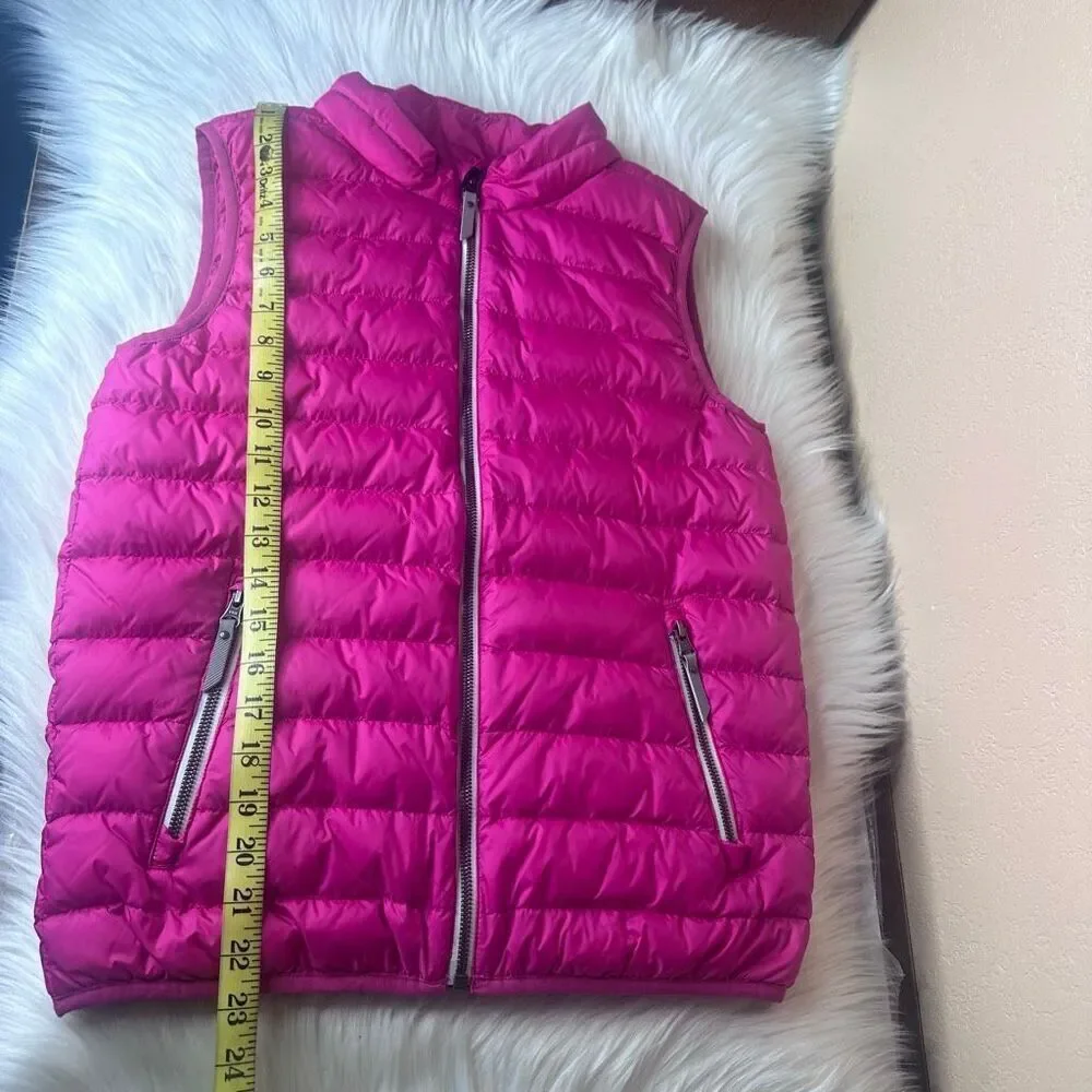 Hanna Andersson Pink Down Puffer Vest Size 14-16